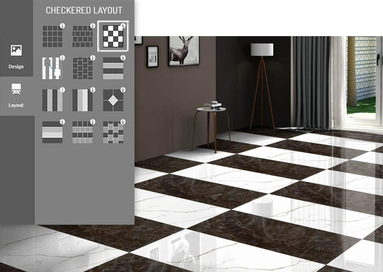 Checkered Layout